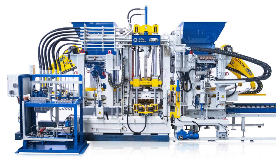 고성능 콘크리트 블록을 위한 고급 벽돌 기계